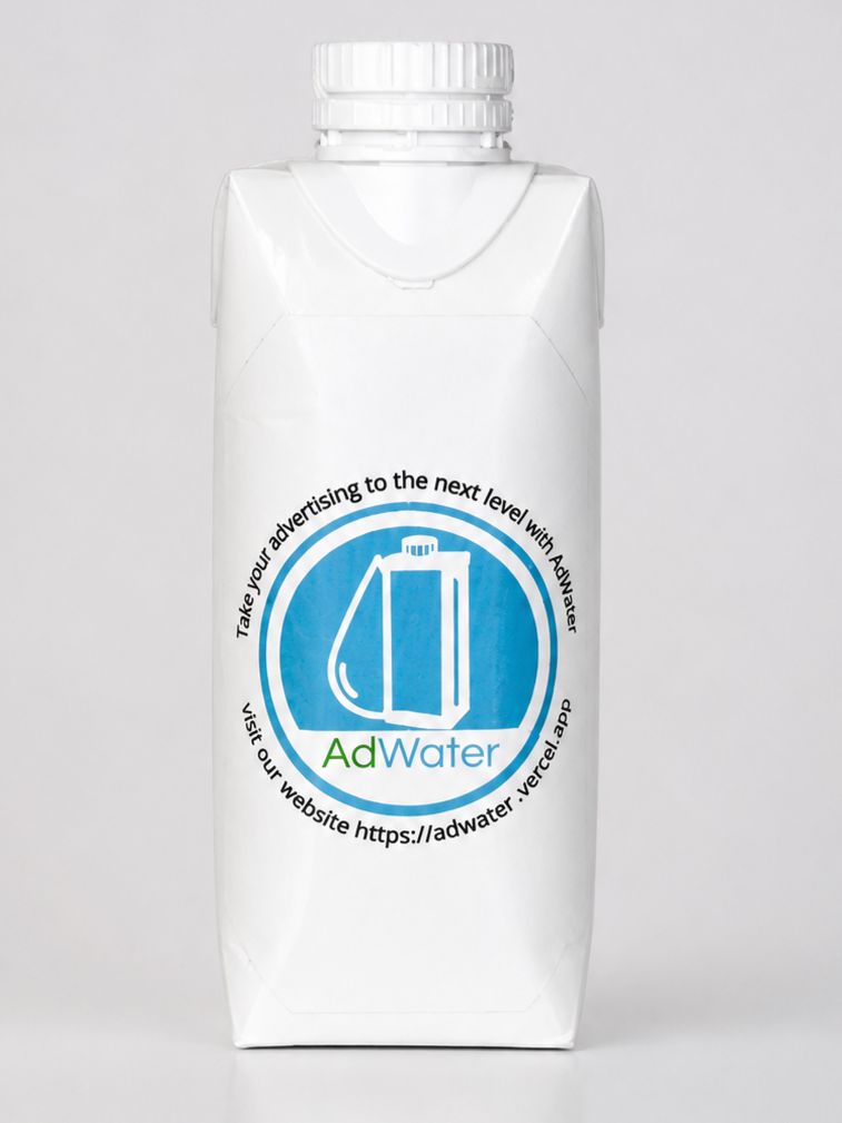 Bottiglia Adwater Tetra Pak